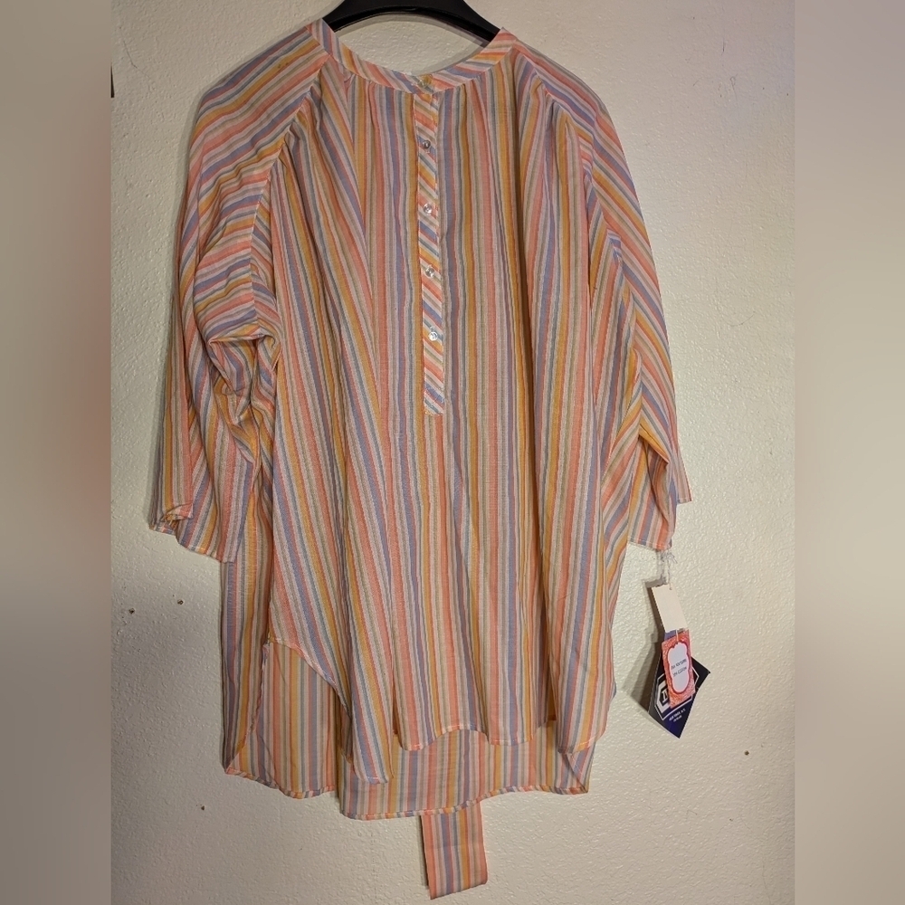 Striped Multicolor women's blouse